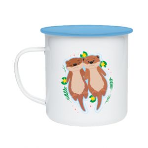 Kubki ceramiczne w stylu retro