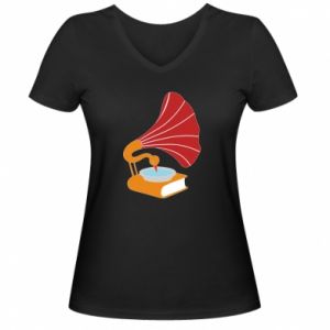 Koszulki V-neck damskie