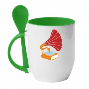 Kubki z ceramicznymi łyżkami