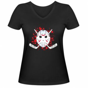 Koszulki V-neck damskie