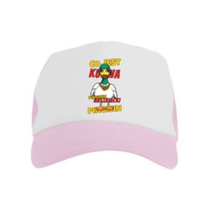 Czapki trucker dziecięce