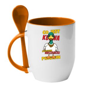 Kubki z ceramicznymi łyżkami