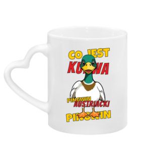 Kubki z uchwytem w kształcie serca