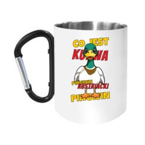 Kubki metalowe z uszkiem karabińczykiem