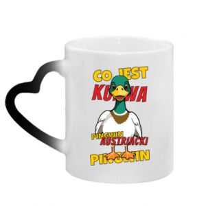 Kubki magiczne z uchwytem w kształcie serca
