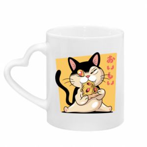 Kubki z uchwytem w kształcie serca