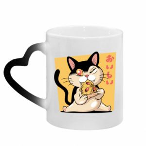 Kubki magiczne z uchwytem w kształcie serca