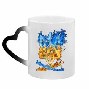 Kubki magiczne z uchwytem w kształcie serca