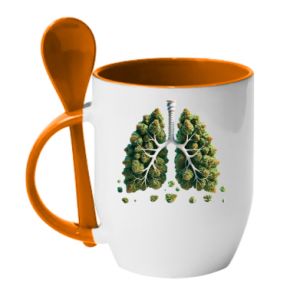 Kubki z ceramicznymi łyżkami