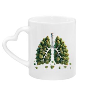 Kubki z uchwytem w kształcie serca