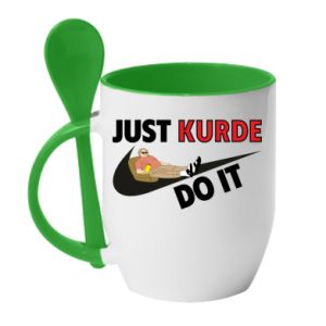 Kubki z ceramicznymi łyżkami