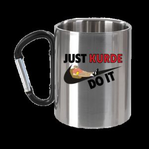 Kubki metalowe z uszkiem karabińczykiem