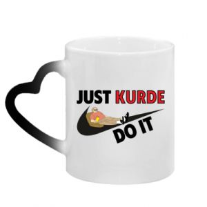 Kubki magiczne z uchwytem w kształcie serca