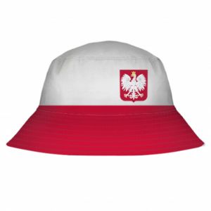Kapelusz dziecięcy Fullprint Polska flaga z godłem