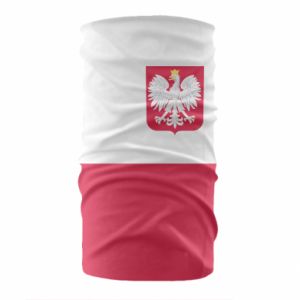 Komin Polska flaga z godłem