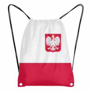 Plecak-torba Fullprint Polska flaga z godłem - PrintSalon Plecak-torba Fullprint Polska flaga z godłem