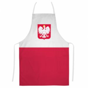 Fartuch Fullprint Polska flaga z godłem