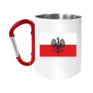 Kubki metalowe z uszkiem karabińczykiem