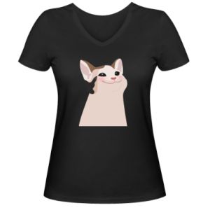 Koszulki V-neck damskie