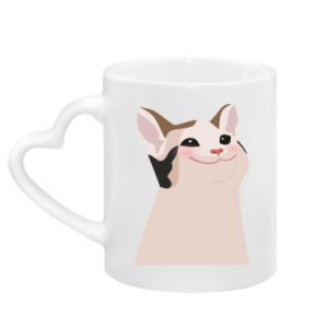 Kubki z uchwytem w kształcie serca