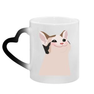 Kubki magiczne z uchwytem w kształcie serca