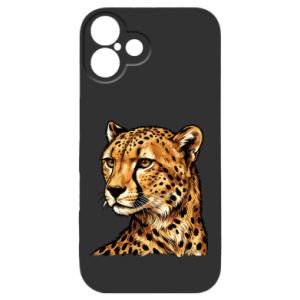 Etui na iPhone 16 Plus Portret geparda