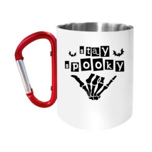 Kubki metalowe z uszkiem karabińczykiem