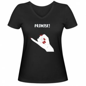 Koszulki V-neck damskie