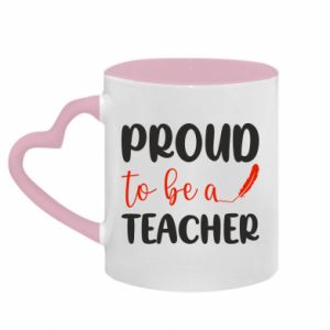 Kubki z uchwytem w kształcie serca dwukolorowe