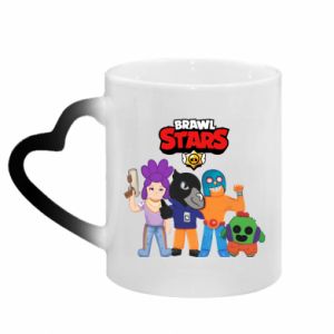 Kubki magiczne z uchwytem w kształcie serca