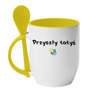 Kubki z ceramicznymi łyżkami