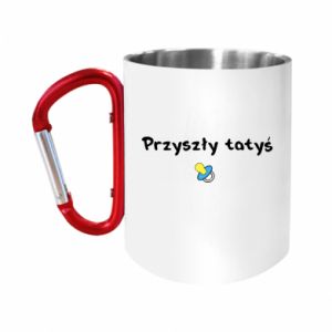 Kubki metalowe z uszkiem karabińczykiem