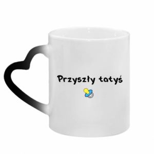 Kubki magiczne z uchwytem w kształcie serca