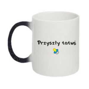 Kubki zmieniające kolor brokatowe