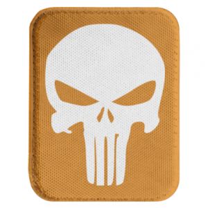 Naszywka prostokątna zaokrąglona Punisher