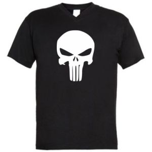 Koszulka V-neck męska Punisher