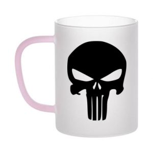 Kubek szroniony dwukolorowy Punisher