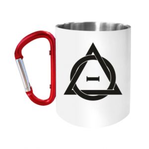 Kubki metalowe z uszkiem karabińczykiem