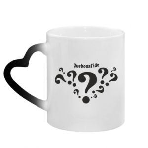 Kubek magiczny z uchwytem w kształcie serca Quebonafide