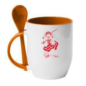 Kubki z ceramicznymi łyżkami