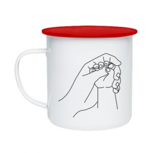 Kubki ceramiczne w stylu retro
