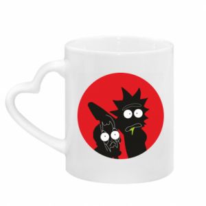 Kubki z uchwytem w kształcie serca