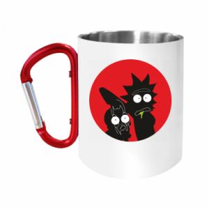 Kubki metalowe z uszkiem karabińczykiem