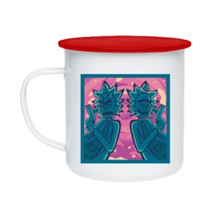 Kubki ceramiczne w stylu retro