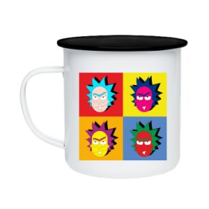 Kubki ceramiczne w stylu retro