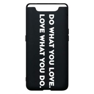 Etui na Samsung A80 Rób to, co kochasz. Kochaj to, co robisz.
