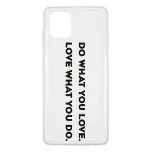 Etui na Samsung Note 10 Lite Rób to, co kochasz. Kochaj to, co robisz.