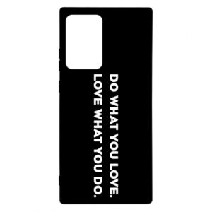 Etui na Samsung Note 20 Ultra Rób to, co kochasz. Kochaj to, co robisz.