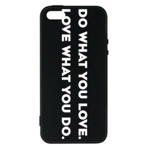 Etui na iPhone 5/5S/SE Rób to, co kochasz. Kochaj to, co robisz.