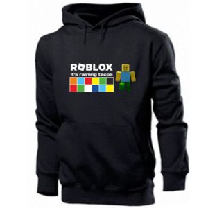 Bluza z kapturem męska Roblox, pada deszcz tacos